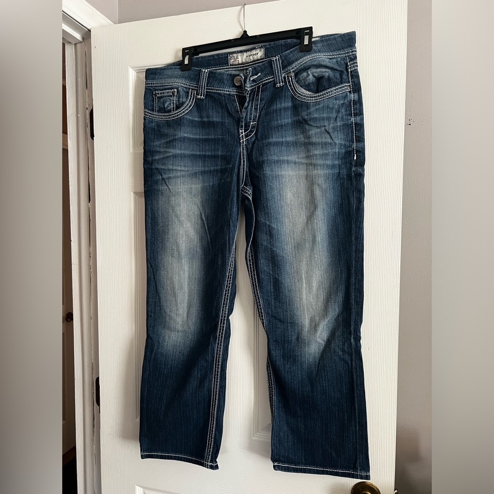 BKE Harper Jeans 34W cropped jeans (25 length)